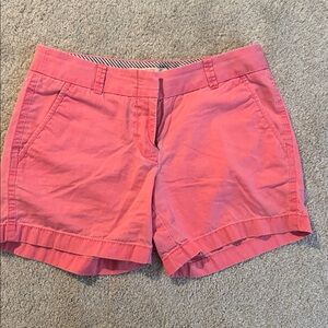 J. Crew Vibrant Pink Chino Shorts
